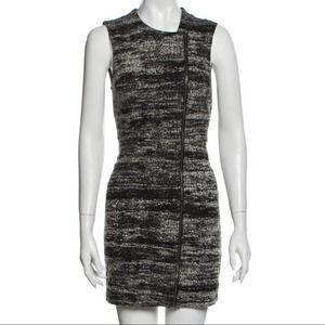 Design Lab Yigal Zip Front Sleeveless Sweater Dress, Size 8